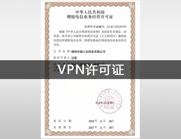 VPN许可证